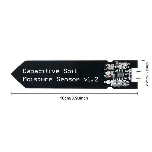Analog Capacitive Soil Moisture Sensor V1.2 3.3-5.5V With Gravity 3 Pin Interface