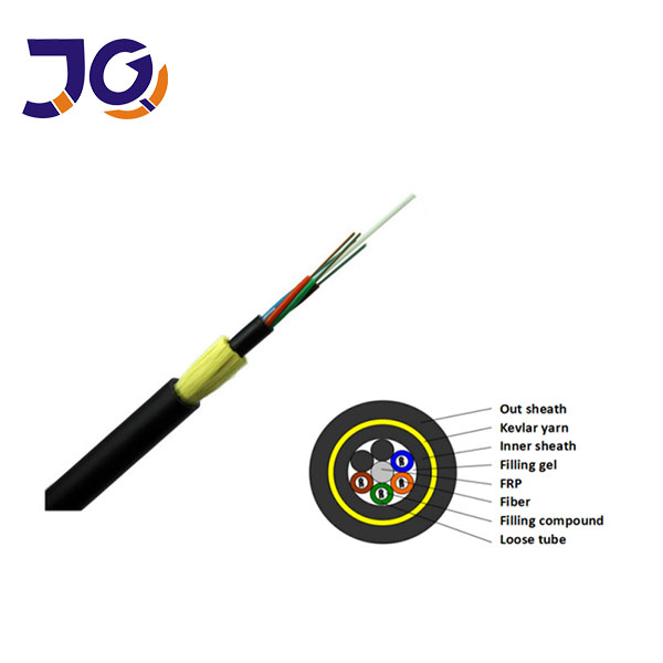 G652D Single Mode ADSS Fiber Optic Cable 96 144 288 Core Double Sheath