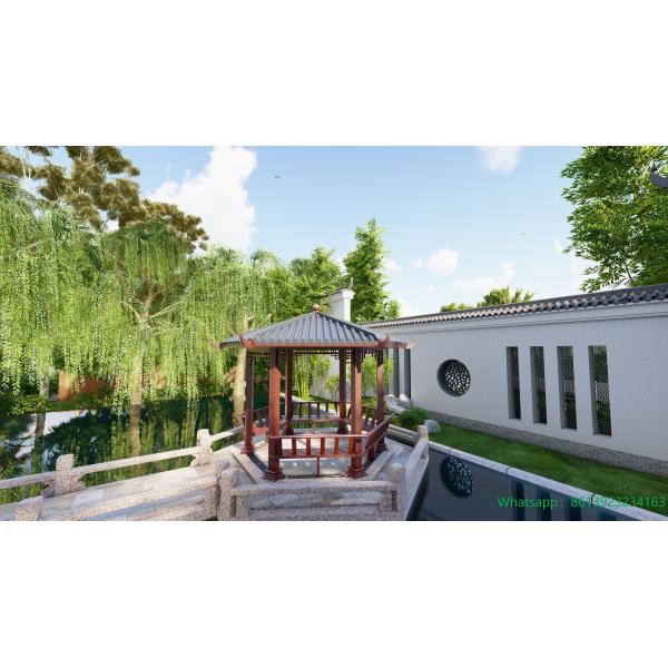 Customizable Sturdy Aluminum Pavilion Combining Traditional And Modern Elements