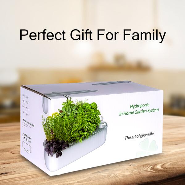 Nutrient Solution 12 watt Hydroponic Growing System 8 Pots Plants