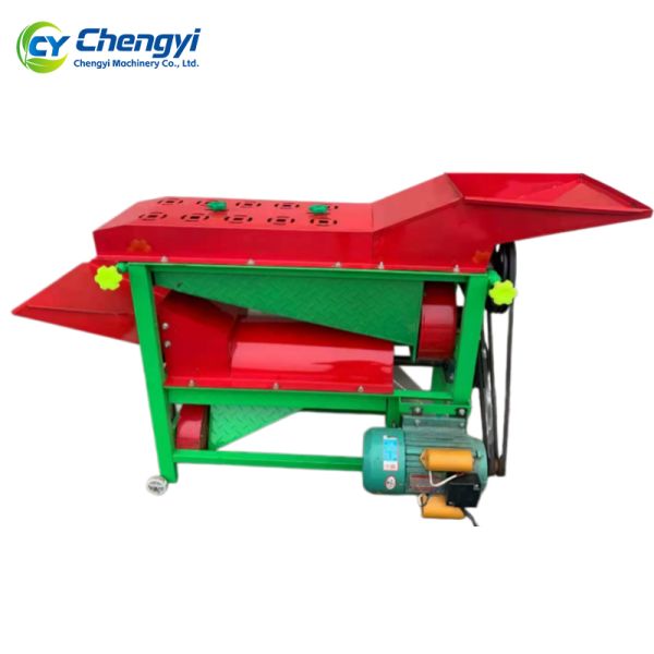 Corn Peeling and Threshing Machine in operation