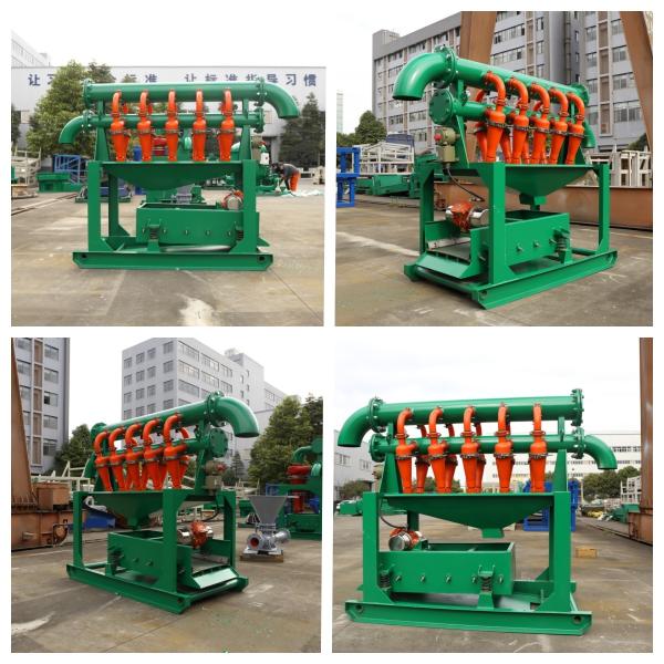 Mud Solids Control Desilter Machine 2235mm Explosion Proof Desilter Pump Ex D II B T4 Gb