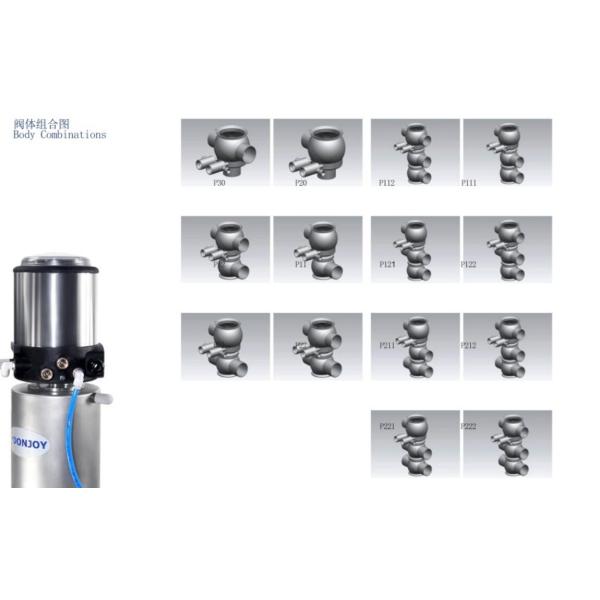 E-C Welding DN100 SS316L Double Seat Mixproof Valve