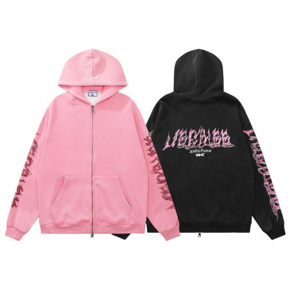 Customized Zipper-Up Solid Hoodie Cotton Polyester Embroidered Design Retro Printed Winter Men's Sports Set