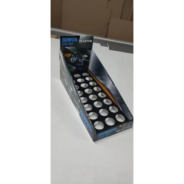 Custom Shelf Ready Box Tear Away Packaging Display Boxes Foldable Paper Retail Cardboard Counter Display Box
