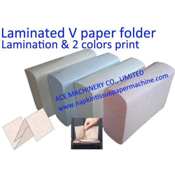V-Fold Tissue Laminated Interfolder