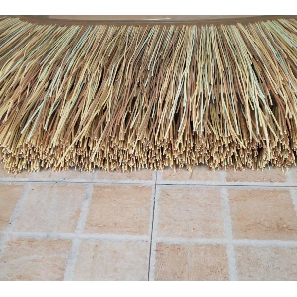 African Garden Decoration PVC Material Component Brick Red Fireproof Thatch Roofing Tile