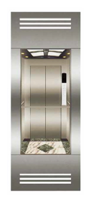 Square Electric Passenger Elevator Comfortable With Load 800 To 1000kg