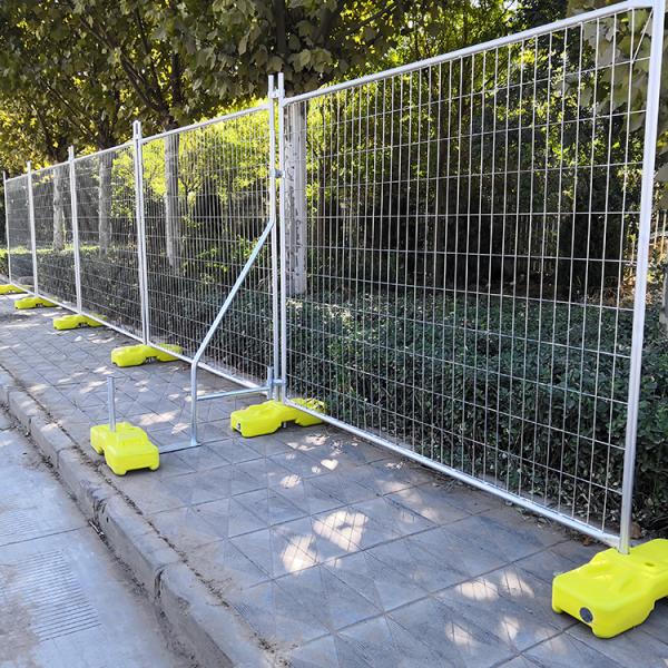2.1mx2.4m Hot-Dipped Galvanized Building Construction Temporary Fence Panel For Sale Melbourne Area Discount