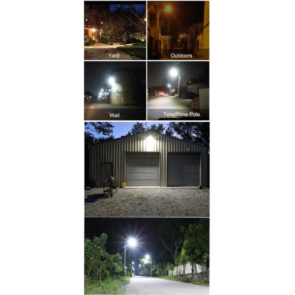 20W Lens Integrated Solar LED Street Light Radar PIR Motion Sensor Wall Timing Lamp