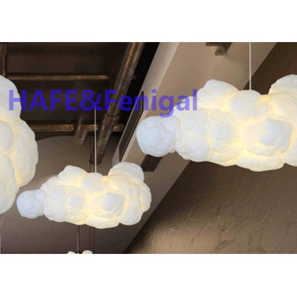 Romantic Chandelier LED Cloud Balloon Lighting Lamp Silk Cotton Floating 2000W 150cm