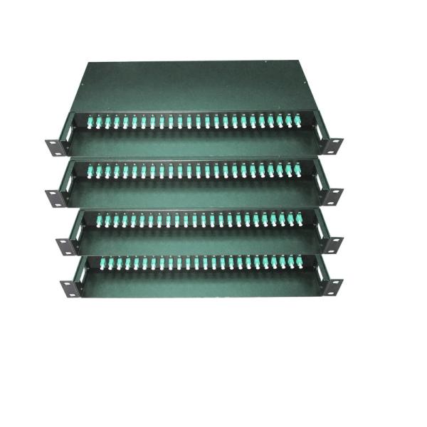 1RU Rack Mount Fiber Optic Patch Panel with 36 Ports and Drawer Style for Easy Cable Management