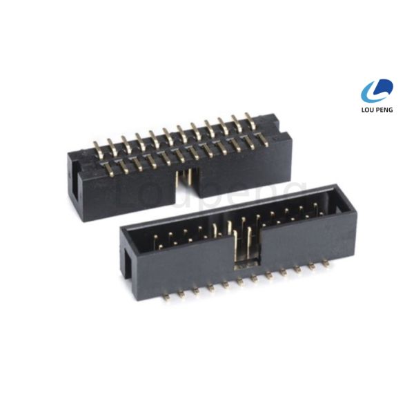 Current rating 3A Per Contact IDC Socket BOX Header Featuring Contact Resistance 20M Ohms Max and Voltage Rating 250V AC DC Ideal for Industrial