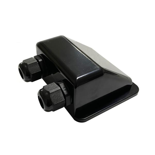 Waterproof ABS 2mm 6mm Double Cable Solar Panel Cable Entry Gland with Adjustable Grommet