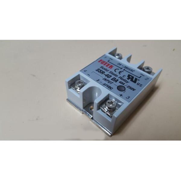 Industrial Solid State Relay SSR 40A with Protective Flag SSR-40DA 40A DC control AC