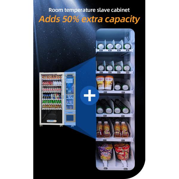 Fruit Juice Drink Vending Machine Snack Micron Smart Vending Touch Screen