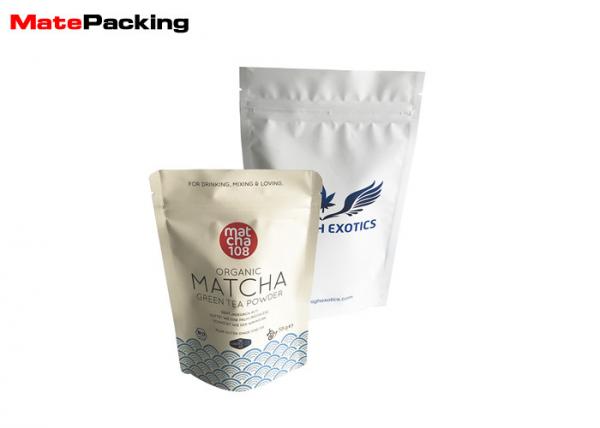 Buy Matte Printing Foil Stand Up Pouches Zipper Top For Coffee / Snack Package at wholesale prices