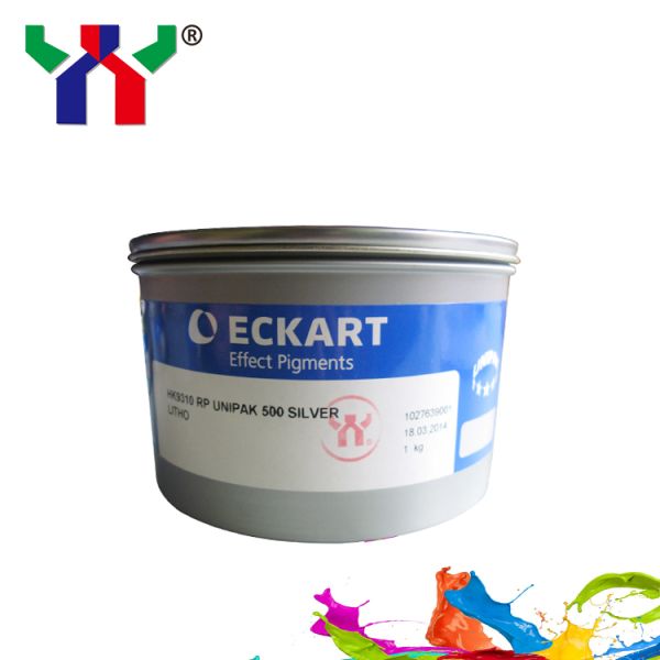 Eckart Solvent Based Gold and Silver Offset Printing Ink for Sheet-fed Paper Printing in 1kg/can