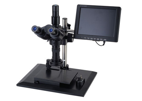 WF10X/18mm 1X Zoom Stereo Microscope Industrial Video Microscope White