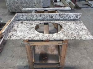Quality White Stone Slab Countertop Bianco Antico Granite Slab Prices Prefab Kitchen for sale