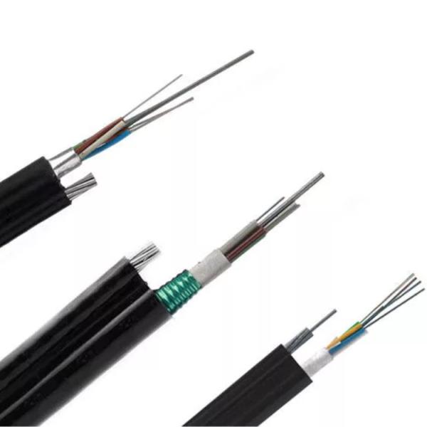 Self Supporting Amoured Figure 8 Aerial Cable With Messenger