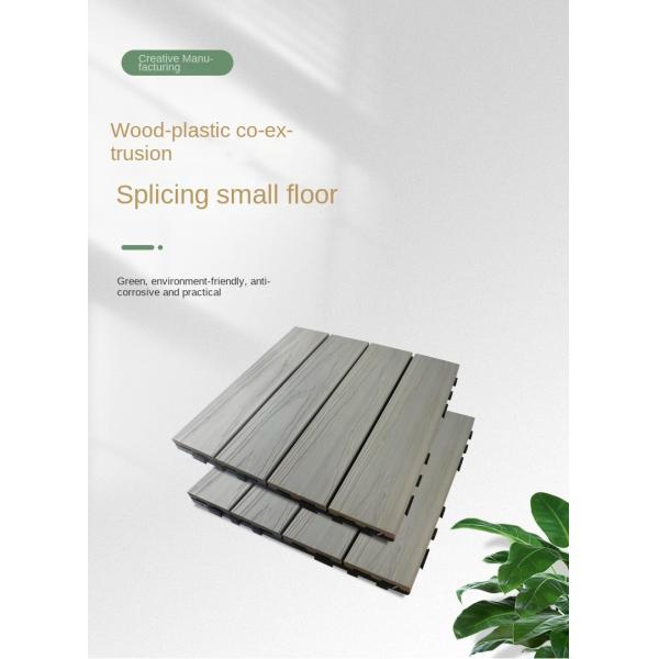 30x30mm WPC Decking Board Waterproof Termite-Resistant Outdoor Flooring