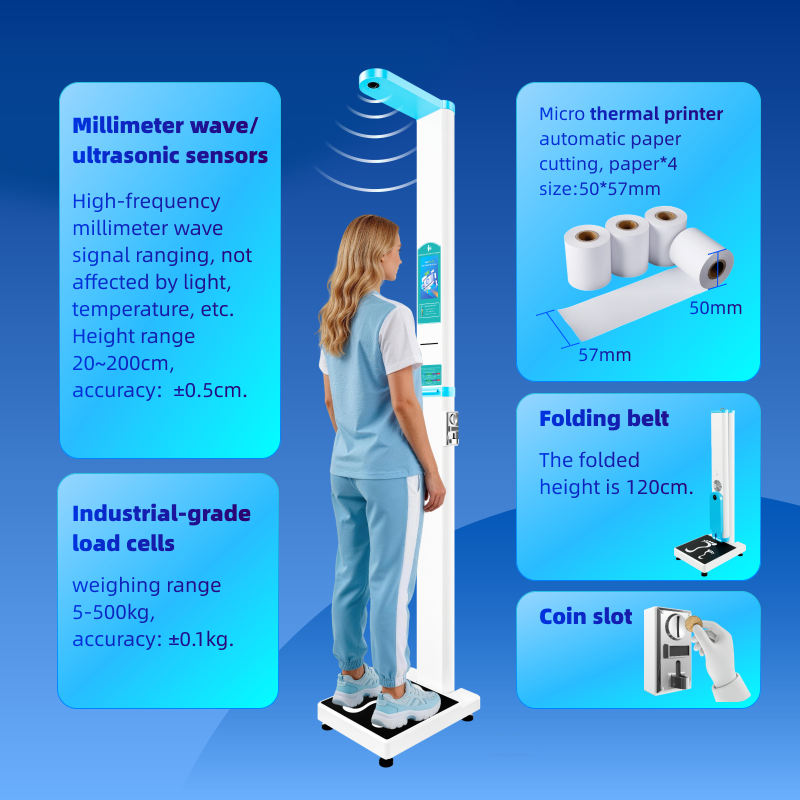 Coin Operated Height Weight BMI Machine