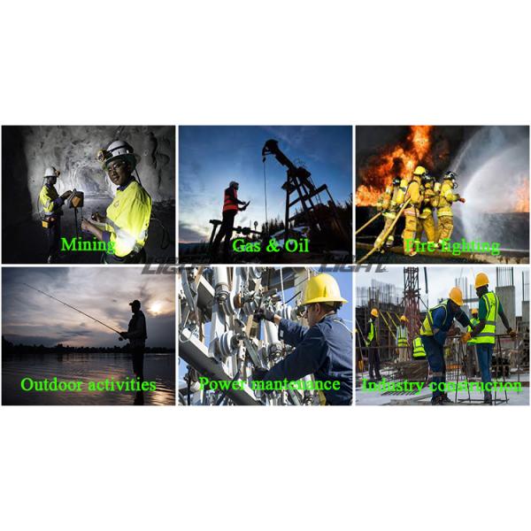 Fire Proof Mining Lamp Intrinsically Safe Headlamps for Mining Cap Lights 7800mAh