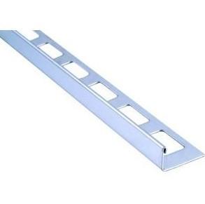Quality 6063 6061 Aluminum Profile With Bending / Cutting , Silvery Anodized Floor Tile Trim for sale