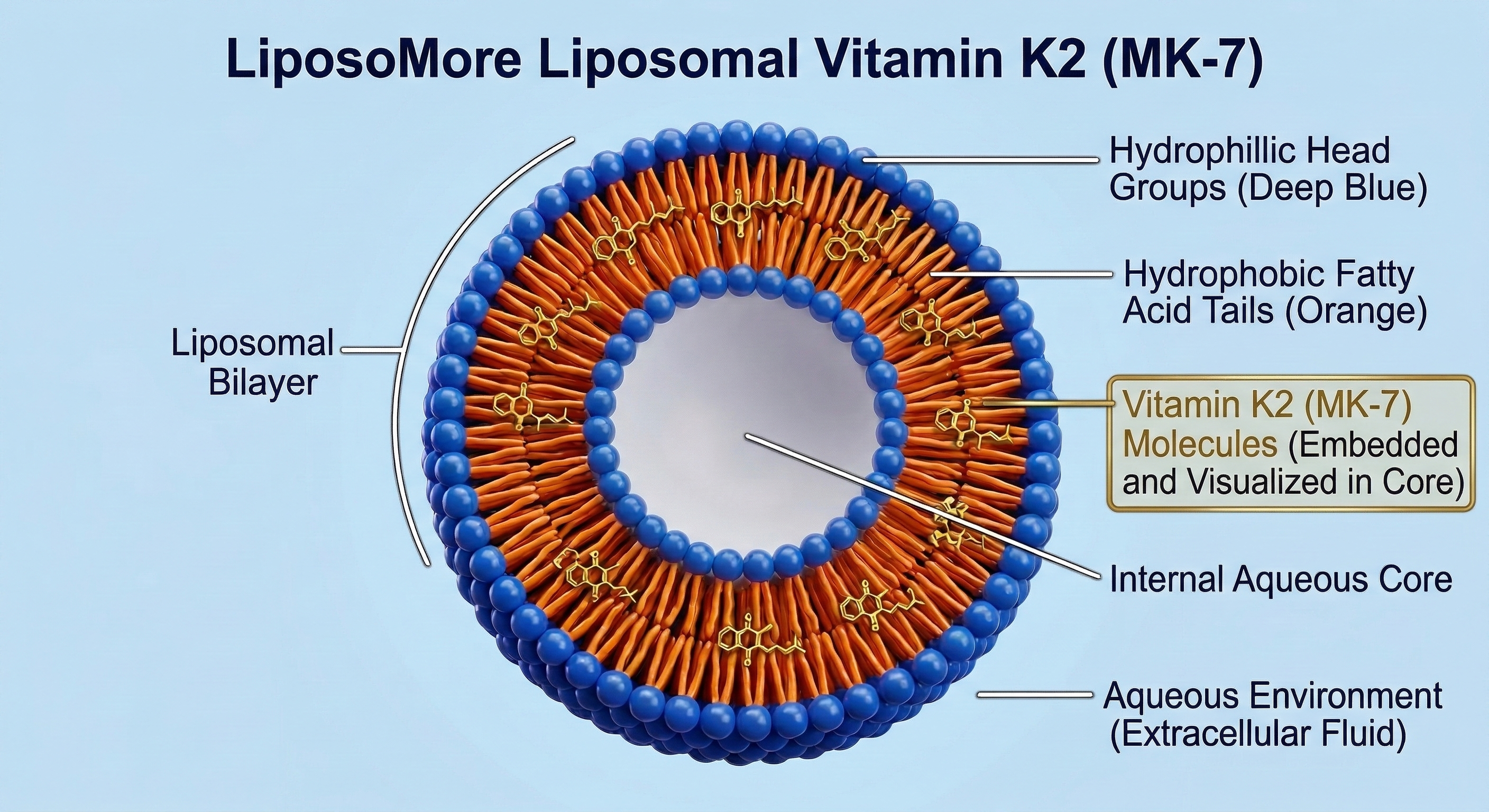 LiposoMore® Liposomal Vitamin K2 (MK-7): The Future of Bone & Cardiovascular Health Delivery