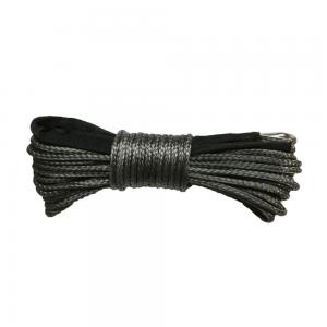 China 140kn Capacity Black 6Mm Uhmwpe 27000Lbs Synthetic Rope Winch For Atv Utv Offroad on sale