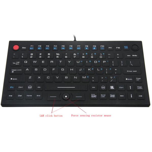 Compact Antivirus Medical Keyboard With 12 Function Keys And FSR Mouse