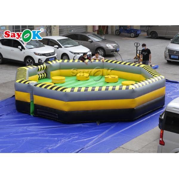 Inflatable Backyard Games 6m Crazy Inflatable Meltdown Machine Meltdown Wipeout Game For Amusement