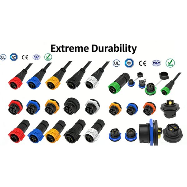 M25 3+13 Multi Pin Connectors Waterproof Panel Mount Quick Disconnect Wire Connectors