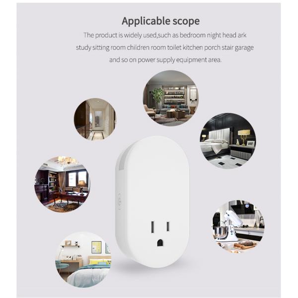 GDKES Wi-Fi 16A US Smart Plug with Dimmable Night Light