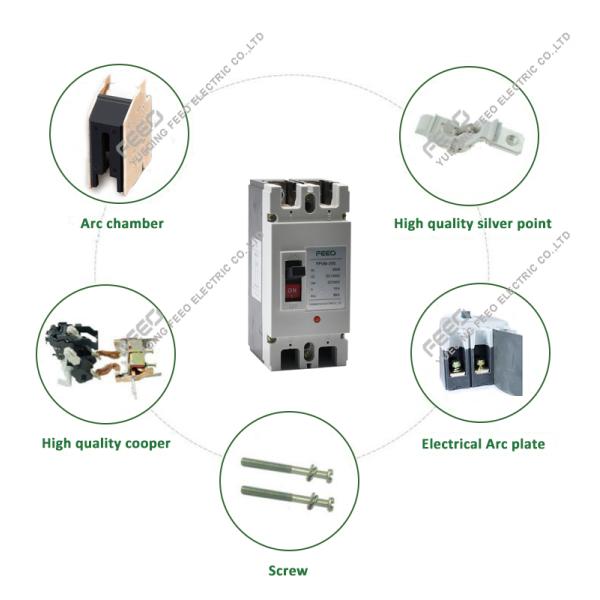 Moulded Case 250A 2P Solar Panel DC Circuit Breaker