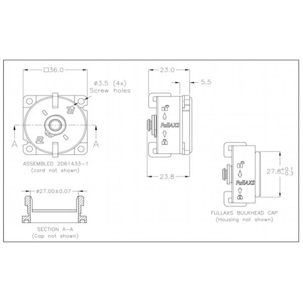 New Type FTTA Rugged Fiber Optic Cable Assemblies FULLAXS Connector features prevent drop and loose mechanism