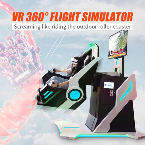 Dynamic Motion 9d VR Ride Virtual Reality Roller Coaster 9D VR 360 Simulator For Game Center