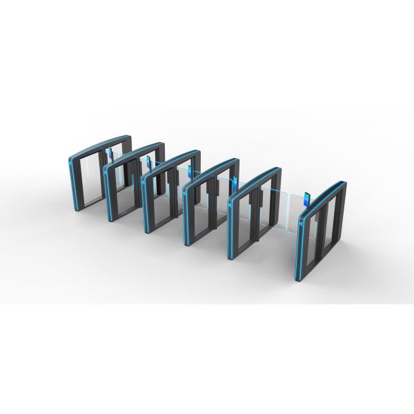 User Friendly Auto Turnstiles Gate Multiple Languages for Global Applications