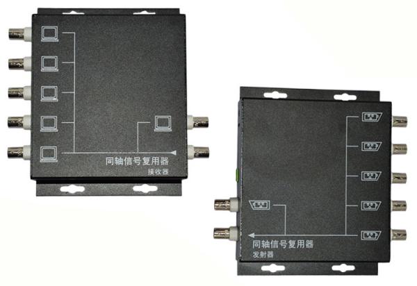 Coaxial Cable 8 / 16 Channel Analog Video Multiplexer With Transmitter /