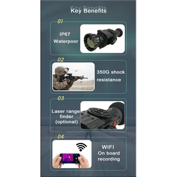 Thermal Imaging Handheld Monocular 60mK Night Vision Monocular Camera