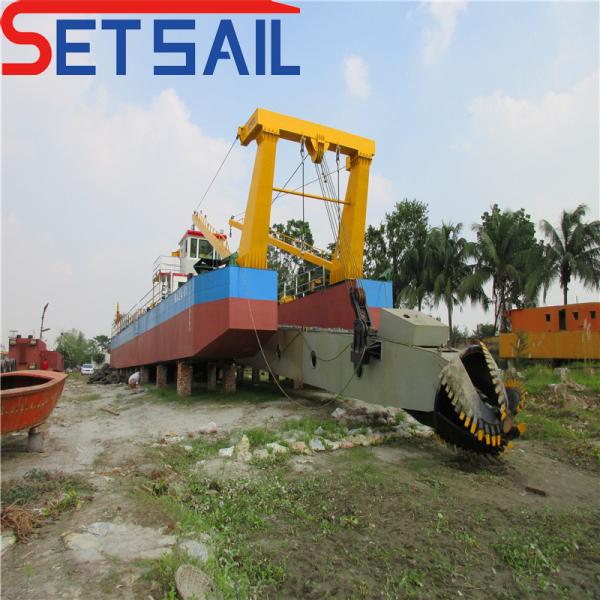 Rexroth Hydraulic Control System Cummins Engine Sand Dredger with Cutter Suction Head