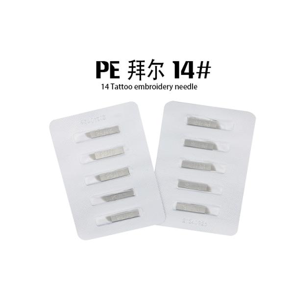 PE Permanent Makeup Microblading Needles Sterilized For Lip Liner