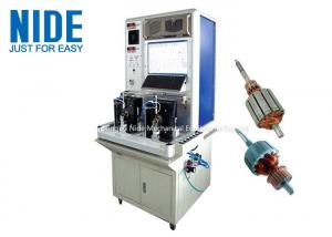 Quality Armature Motor Testing Equipment For Electrical strength , Double Working Station for sale