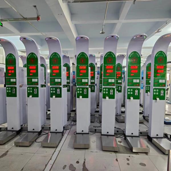HW-900 BMI Vending Machine with Printer and Multi-Language Electronic Weighing Scale