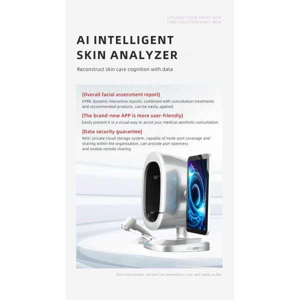 One Stop All Round Digital 3D Al Digital Tester Skin Image Analyzer
