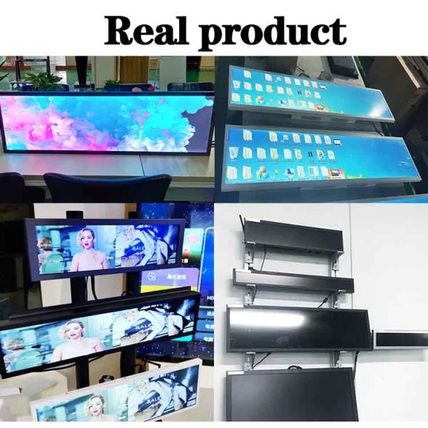 28.5 Inch LCD Tft Display Ultra Wide Stretch Bar Digital Signage