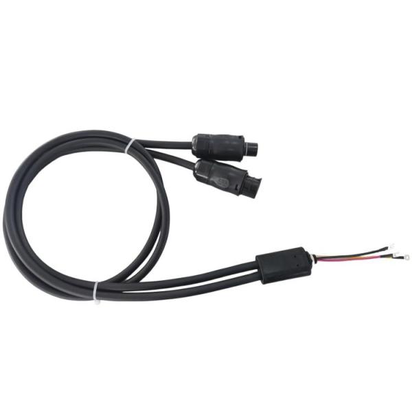 Micro Inverse 600V AC Power Supply Harness With Braided Shielded