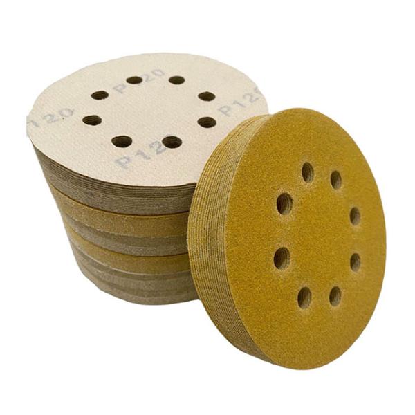 Customized Support 6inch 17holes Hook and Loop Sanding Discs for Auto Putty Polishing