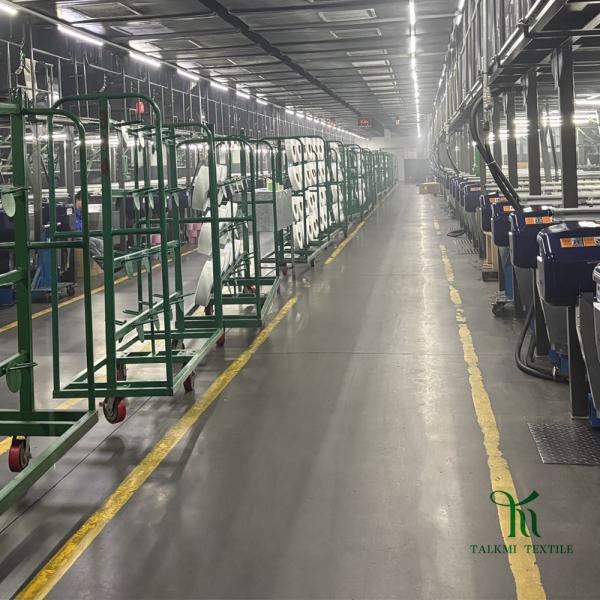 20S/2 100% Polyester Melange Yarn Raw Pattern Medium Thick Thread for Weaving High-Speed Flatbed Baota Line for Luggage Denim